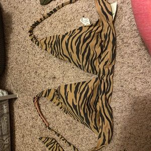 Aerie Tiger Stripe Triangle Top